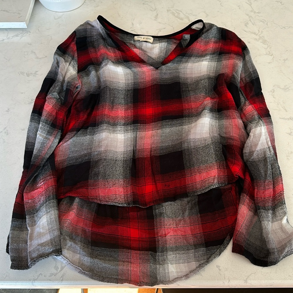 Plaid shirt